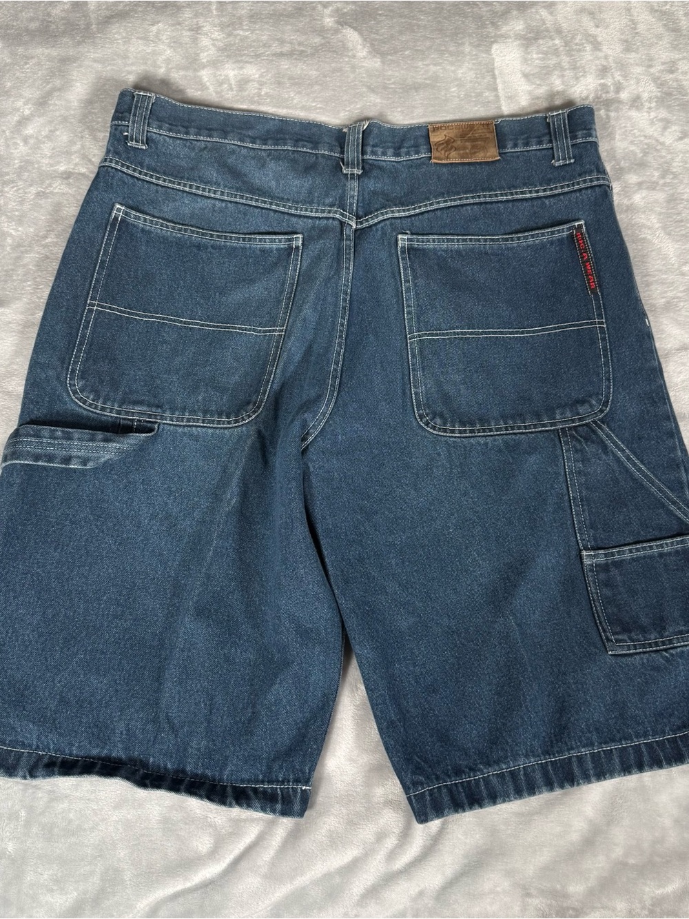 Vintage Rocawear Carpenter Denim Shorts Mens 42 (Fits 40) 13” Hip Hop Baggy Y2K